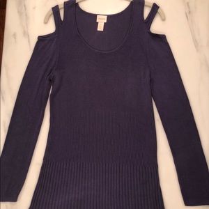 Chico Scoop neck,Cold Shoulder Top (size 1)
